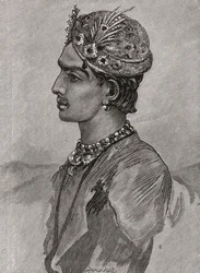 Maharaja Mangal Singh Prabhakar, tiré de The Magazine of Art, publié en 1878